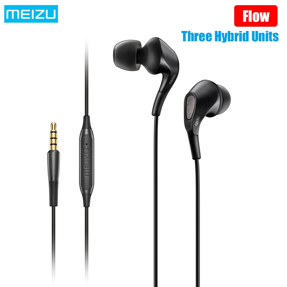 MEIZU Flow Three Hybrid Units In-ear HiFi Earphones with Mic 3.5mm Voice control 105dB 32ohms HiFi Gaming Sport Earphone
MEIZU Flow Three Hybrid Units In-ear HiFi Earphones with Mic 3.5mm Voice control 105dB 32ohms HiFi Gaming Sport Earphone