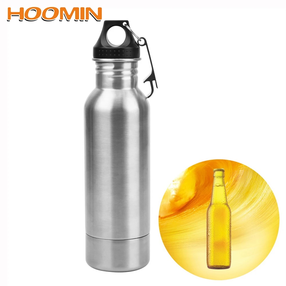 HOOMIN 304 Stainless Steel Beer Bottle Holder Cold Insulation Cover Portable Glass Bottle Protector with Metal Bottle Opener
HOOMIN 304 Stainless Steel Beer Bottle Holder Cold Insulation Cover Portable Glass Bottle Protector with Metal Bottle Opener