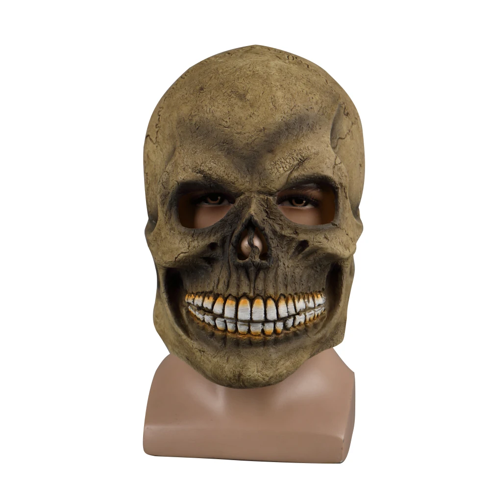 Scary Skull Mask Full Head Halloween Masks Realistic Latex Party Mask Horror Cosplay Toy Props
Scary Skull Mask Full Head Halloween Masks Realistic Latex Party Mask Horror Cosplay Toy Props