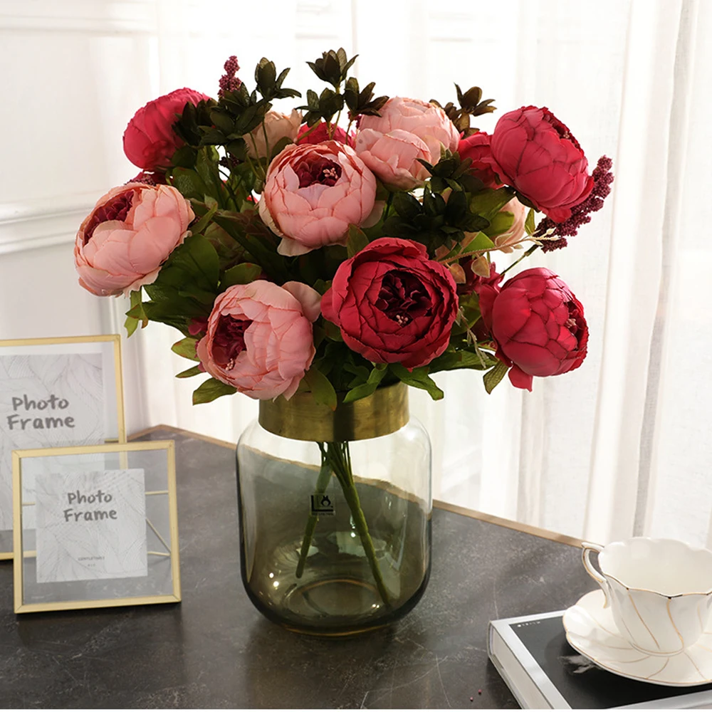 Wedding Decoration Wrea Artificial Peony Decorative Party Silk Fake Flowers Peonies Peony Decor Diy Peony Artificial Flowers
Wedding Decoration Wrea Artificial Peony Decorative Party Silk Fake Flowers Peonies Peony Decor Diy Peony Artificial Flowers