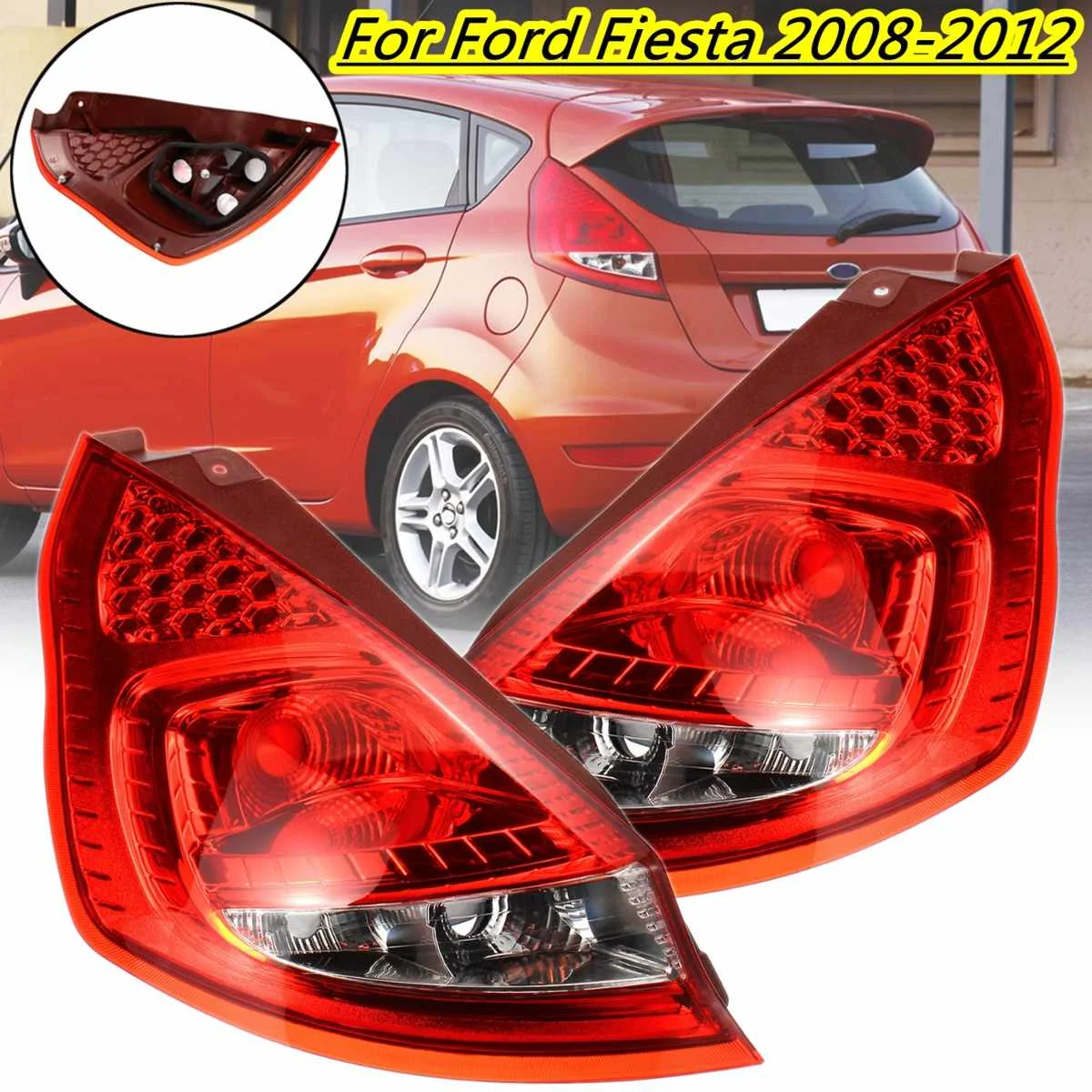 1Pair Car Tail light Rear Brake Lamp For Ford for Fiesta 2008 2009 2010 2011 2012 Taillights Fog Driving Lamp Replacement Drl
1Pair Car Tail light Rear Brake Lamp For Ford for Fiesta 2008 2009 2010 2011 2012 Taillights Fog Driving Lamp Replacement Drl