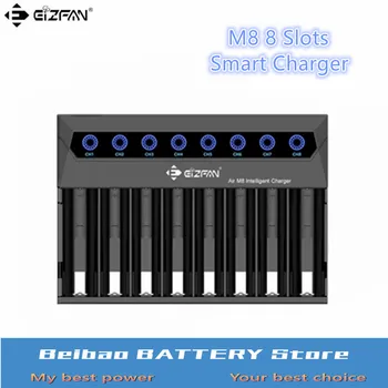 Efan Eizfan AIR M8 Intelligent charger 2A 8 Slot Universal Smart Battery Charger fast charging for 18650 18350 Li-ion battery
Efan Eizfan AIR M8 Intelligent charger 2A 8 Slot Universal Smart Battery Charger fast charging for 18650 18350 Li-ion battery
