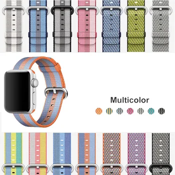 Watch Strap For Apple Watch Series 4 Colorful Sport Nylon Watch Band For Apple Series 1 2 3 4 iWatch Wrist horlogeband 38mm 42mm
Watch Strap For Apple Watch Series 4 Colorful Sport Nylon Watch Band For Apple Series 1 2 3 4 iWatch Wrist horlogeband 38mm 42mm
