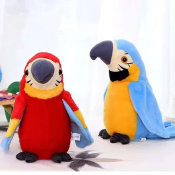 Talking Back Parrot speaking plush toys Electronic stuffed animals for children girls boys baby Humor Ted
Talking Back Parrot speaking plush toys Electronic stuffed animals for children girls boys baby Humor Ted