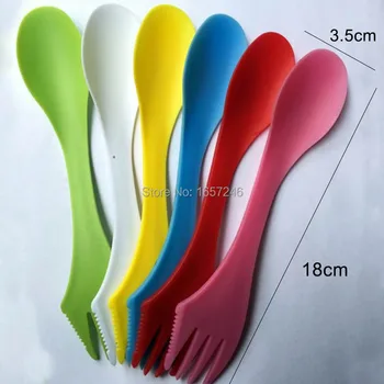 3 in 1 Spoon Fork Knife Cutlery Camping Hiking Utensils Spork Tableware Picnic BBQ Outdoor Cutlery Kitchen Dishes Party supplier
3 in 1 Spoon Fork Knife Cutlery Camping Hiking Utensils Spork Tableware Picnic BBQ Outdoor Cutlery Kitchen Dishes Party supplier