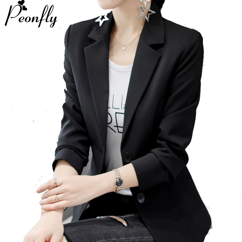 PEONFLY White Black Women Blazers And Jackets New Autumn Fashion Double Button Blazer Femenino Ladies Blazer Female
PEONFLY White Black Women Blazers And Jackets New Autumn Fashion Double Button Blazer Femenino Ladies Blazer Female