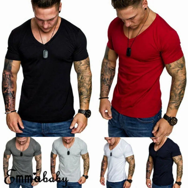 Brand New Style Men's Short Sleeve Slim Fit Blouse Shirt Summer Casual Muscle Tee Tops Shirts
Brand New Style Men's Short Sleeve Slim Fit Blouse Shirt Summer Casual Muscle Tee Tops Shirts