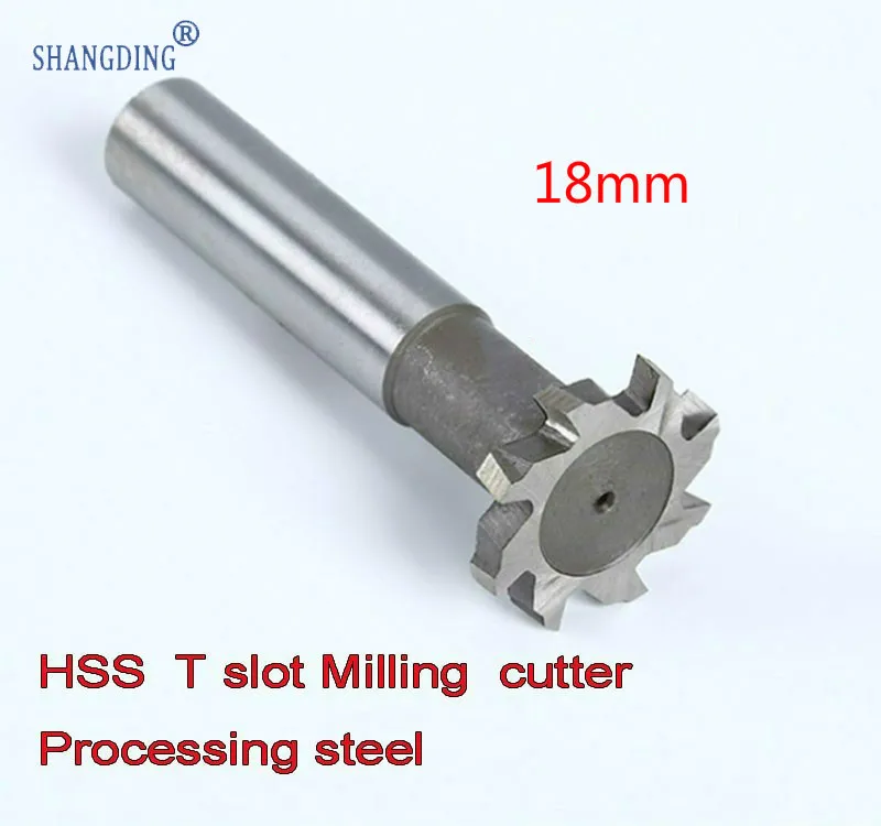18mm* 3/4/5/6/8mm Petiole 10mm Exceed Hard Alloy High Speed Steel T Groove Milling Cutter Directly Handle
18mm* 3/4/5/6/8mm Petiole 10mm Exceed Hard Alloy High Speed Steel T Groove Milling Cutter Directly Handle