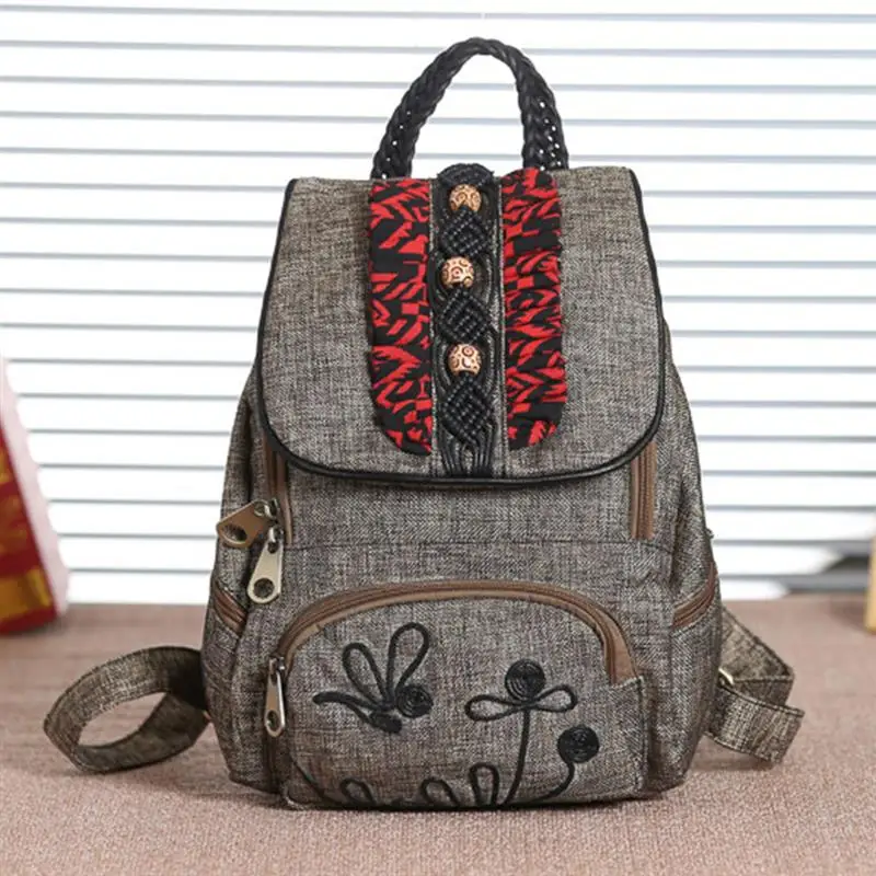 Hobo Style Anti-theft Women Mini Backpack Flowers Beads Handmade Large Capacity Canvas Backpack For Girls Teenage
Hobo Style Anti-theft Women Mini Backpack Flowers Beads Handmade Large Capacity Canvas Backpack For Girls Teenage