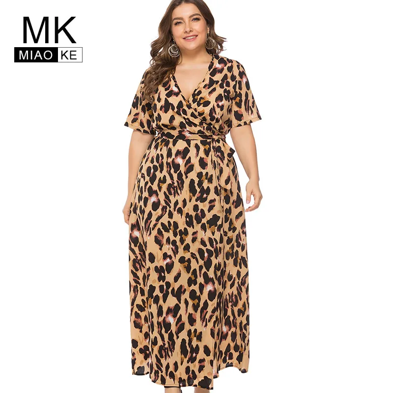 Miaoke Summer Plus Size long Print Leopard party dress women High Quality Clothing Fashion large size Sexy dress party night
Miaoke Summer Plus Size long Print Leopard party dress women High Quality Clothing Fashion large size Sexy dress party night