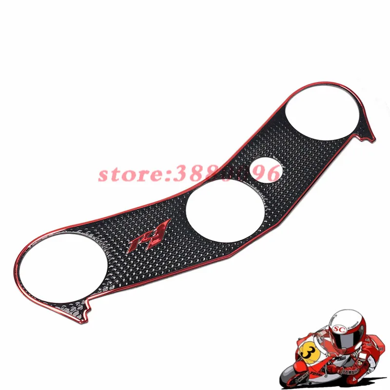 Carbon Fiber Pattern Top Triple Clamp Yoke Motorcycle R1 Sticker case for YAMAHA YZF1000 R1 2004 2005 2006
Carbon Fiber Pattern Top Triple Clamp Yoke Motorcycle R1 Sticker case for YAMAHA YZF1000 R1 2004 2005 2006