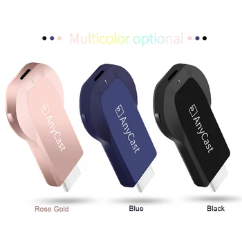 1080P HD TV Stick AnyCast New Wireless WiFi Display Dongle Receiver Miracast Airplay DLNA Mirroring for Android iOS
1080P HD TV Stick AnyCast New Wireless WiFi Display Dongle Receiver Miracast Airplay DLNA Mirroring for Android iOS