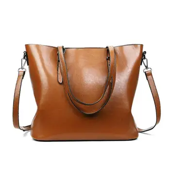 Brand Women Leather Handbags Oil Wax Leather Large Capacity Tote Bag Casual Pu Leather women Messenger bag Bolsas Femininas
Brand Women Leather Handbags Oil Wax Leather Large Capacity Tote Bag Casual Pu Leather women Messenger bag Bolsas Femininas