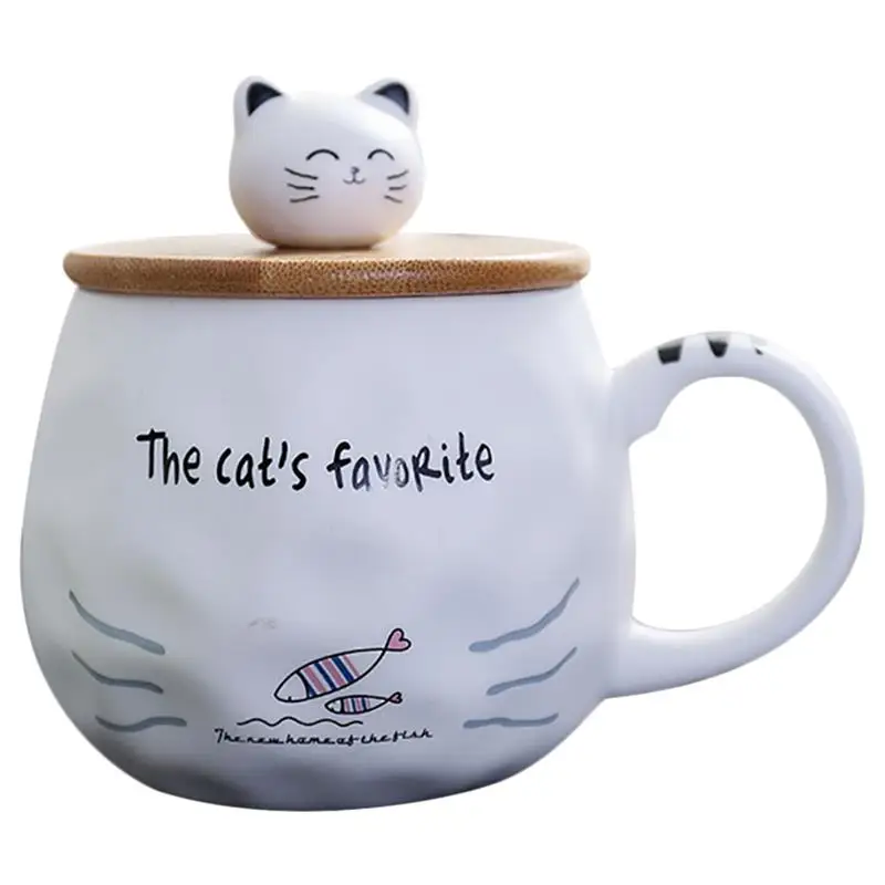 Environmental Protection Cute Cartoon Ceramic Mug With Lid Spoon Cat Pattern Coffee Cup Office Household Cup Drinking Utensils
Environmental Protection Cute Cartoon Ceramic Mug With Lid Spoon Cat Pattern Coffee Cup Office Household Cup Drinking Utensils