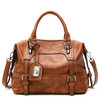 2019 New Fashion Luxury Vintage Handbags Women Leather Shoulder Bag Female Famous Brand Simple Casual Tote Bag Femme Handbag
2019 New Fashion Luxury Vintage Handbags Women Leather Shoulder Bag Female Famous Brand Simple Casual Tote Bag Femme Handbag