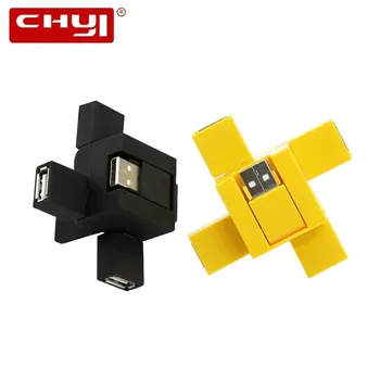 Creative Cube Shape USB Hub 5 Port High Speed Multi USB Splitter Portable USB Adapter with Power Adapter for PC Laptop
Creative Cube Shape USB Hub 5 Port High Speed Multi USB Splitter Portable USB Adapter with Power Adapter for PC Laptop