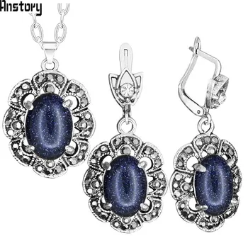 Vintage Sequins Stone Jewelry Sets Rhinestone Antique Silver Plated Fashion Women Flower Set TS402 
Vintage Sequins Stone Jewelry Sets Rhinestone Antique Silver Plated Fashion Women Flower Set TS402