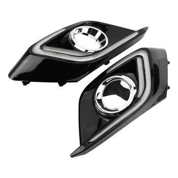 1 Pair Car Daytime Running Light Turn Signal 3-Color DRL LED Fog Lamp for Mazda3 Axela 2013-2016 oto aksesuar automobiles
1 Pair Car Daytime Running Light Turn Signal 3-Color DRL LED Fog Lamp for Mazda3 Axela 2013-2016 oto aksesuar automobiles