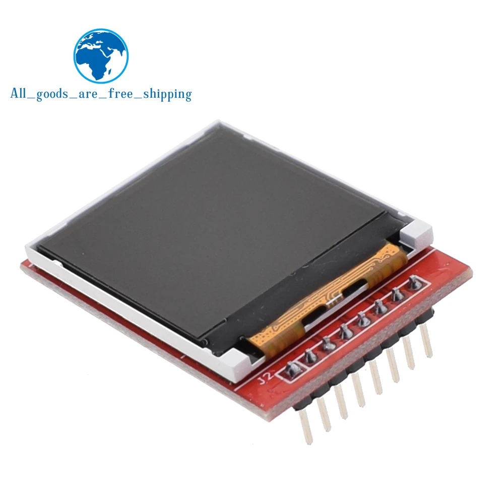 

TZT 5V 3.3V 1.44 inch TFT LCD Display Module 128*128 Color Sreen SPI Compatible For Arduino mega2560 STM32 SCM 51