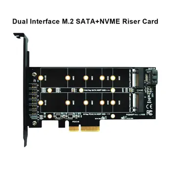 NEW PCI-E PCI Express Pro M.2 NVMe SSD NGFF to PCIE X4 Adapter M/B Key Dual Interface Converter Card
NEW PCI-E PCI Express Pro M.2 NVMe SSD NGFF to PCIE X4 Adapter M/B Key Dual Interface Converter Card