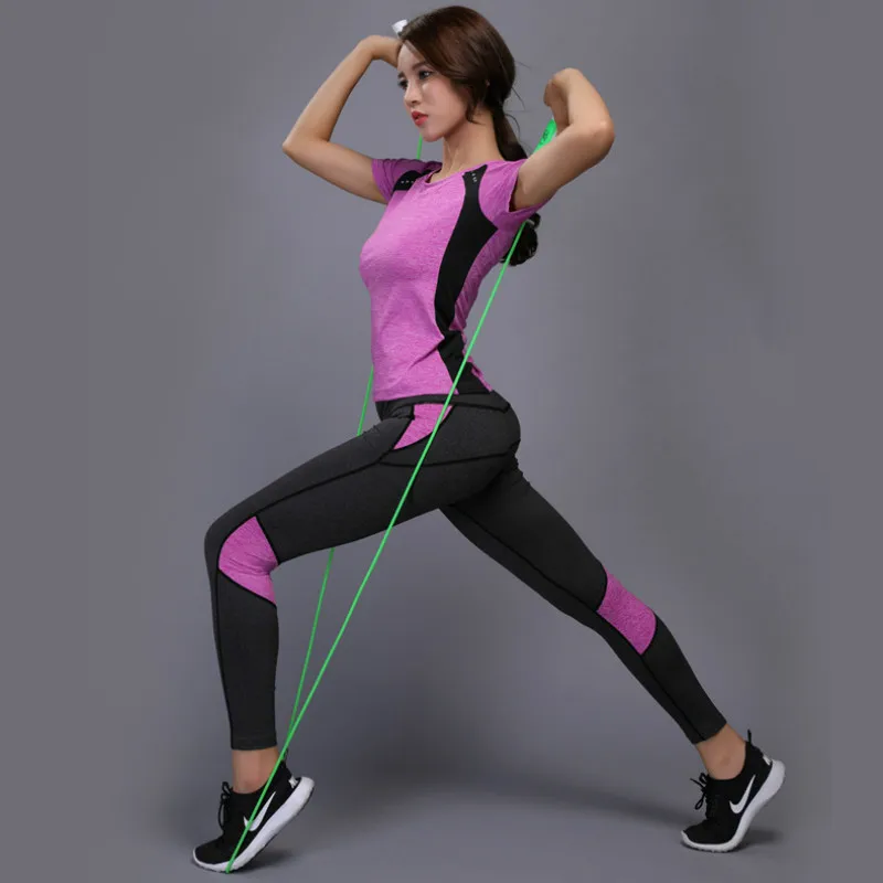 Woman Sport Wear Yoga Set Patchwork Sport Suit Breathable Fitness Clothes Gym Run Jogging Workout Yoga T-shirts+Pants Sportswear
Woman Sport Wear Yoga Set Patchwork Sport Suit Breathable Fitness Clothes Gym Run Jogging Workout Yoga T-shirts+Pants Sportswear