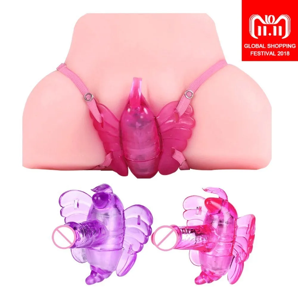 Вибратор Бабочка На Пизде