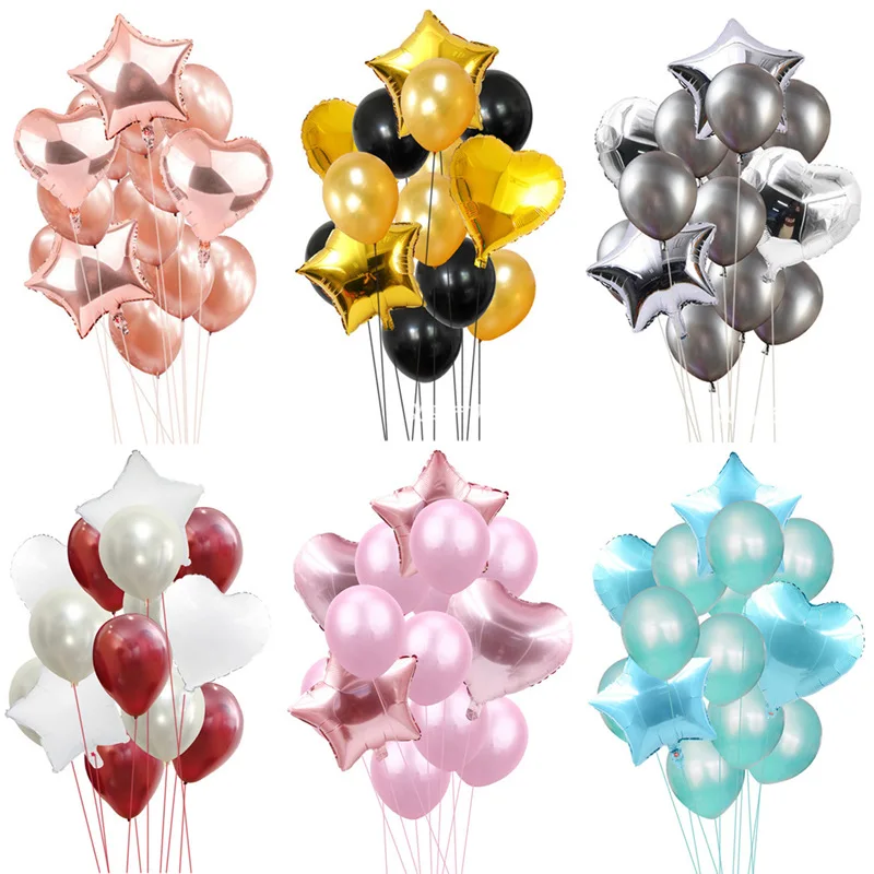 14pcs 12inch 18inch Multi Air Balloons Happy Birthday Party Helium Balloon Decorations Wedding Festival Balon Party Supplies
14pcs 12inch 18inch Multi Air Balloons Happy Birthday Party Helium Balloon Decorations Wedding Festival Balon Party Supplies