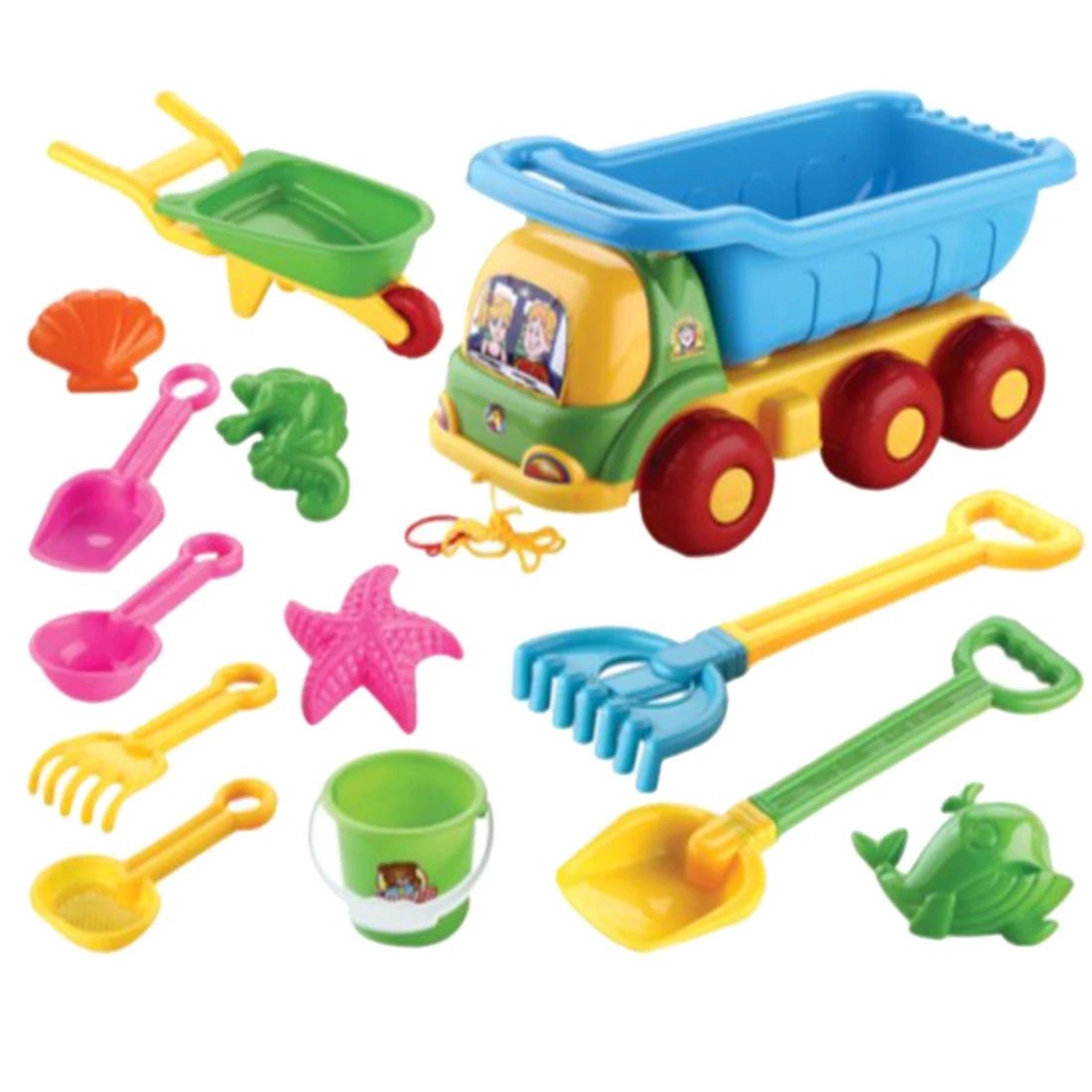 2019 Outdoor Summer 13Pcs Children Beach Bucket Shovel Wheelbarrow Playset Outdoor Beach Sand Toy - Color Random
2019 Outdoor Summer 13Pcs Children Beach Bucket Shovel Wheelbarrow Playset Outdoor Beach Sand Toy - Color Random