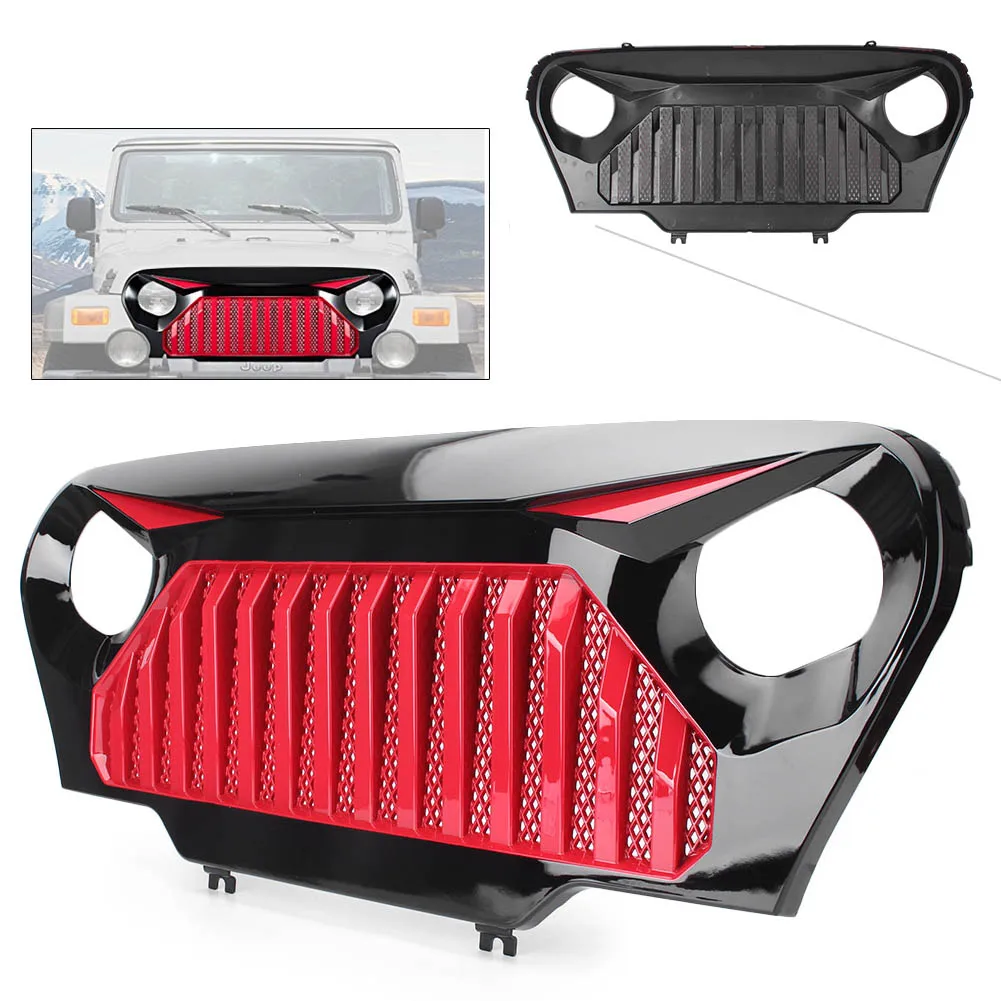 For Jeep Wrangler TJ Auto Car Front Gladiator Grill Grille with Mesh Insert 1997 1998 1999 2000 2001 2002 2003 2004 2005 2006
For Jeep Wrangler TJ Auto Car Front Gladiator Grill Grille with Mesh Insert 1997 1998 1999 2000 2001 2002 2003 2004 2005 2006