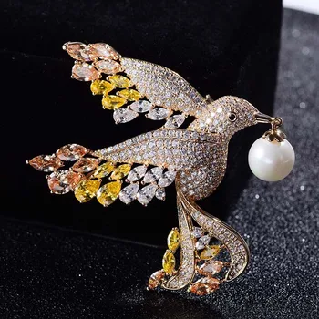 Trendy Cubic Zirconia CZ Pearl Birds Brooch Broach Pendant Pin For Women Lady Prom Scarf Jewelry Accessory XR02657
Trendy Cubic Zirconia CZ Pearl Birds Brooch Broach Pendant Pin For Women Lady Prom Scarf Jewelry Accessory XR02657