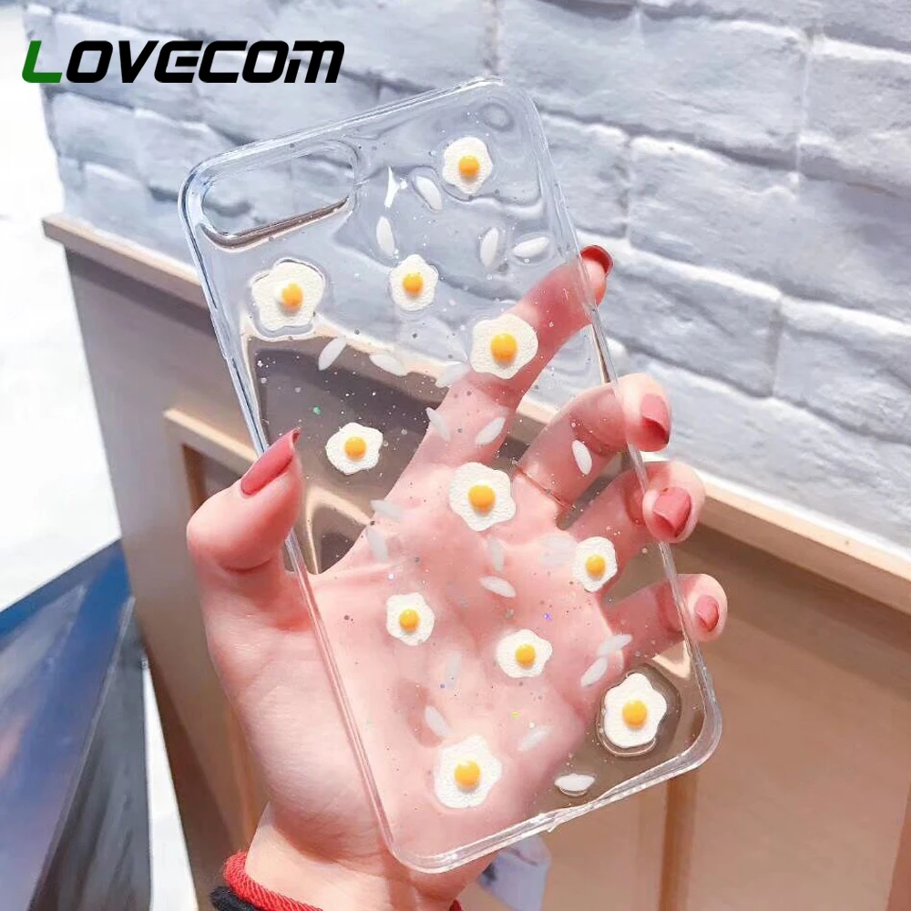 LOVECOM Cute Korea Glitter Fried Egg Case For iPhone XS X XS Max XR 6 6S 7 8 Plus Soft Epoxy Protector Full Body Coverage Shell
LOVECOM Cute Korea Glitter Fried Egg Case For iPhone XS X XS Max XR 6 6S 7 8 Plus Soft Epoxy Protector Full Body Coverage Shell