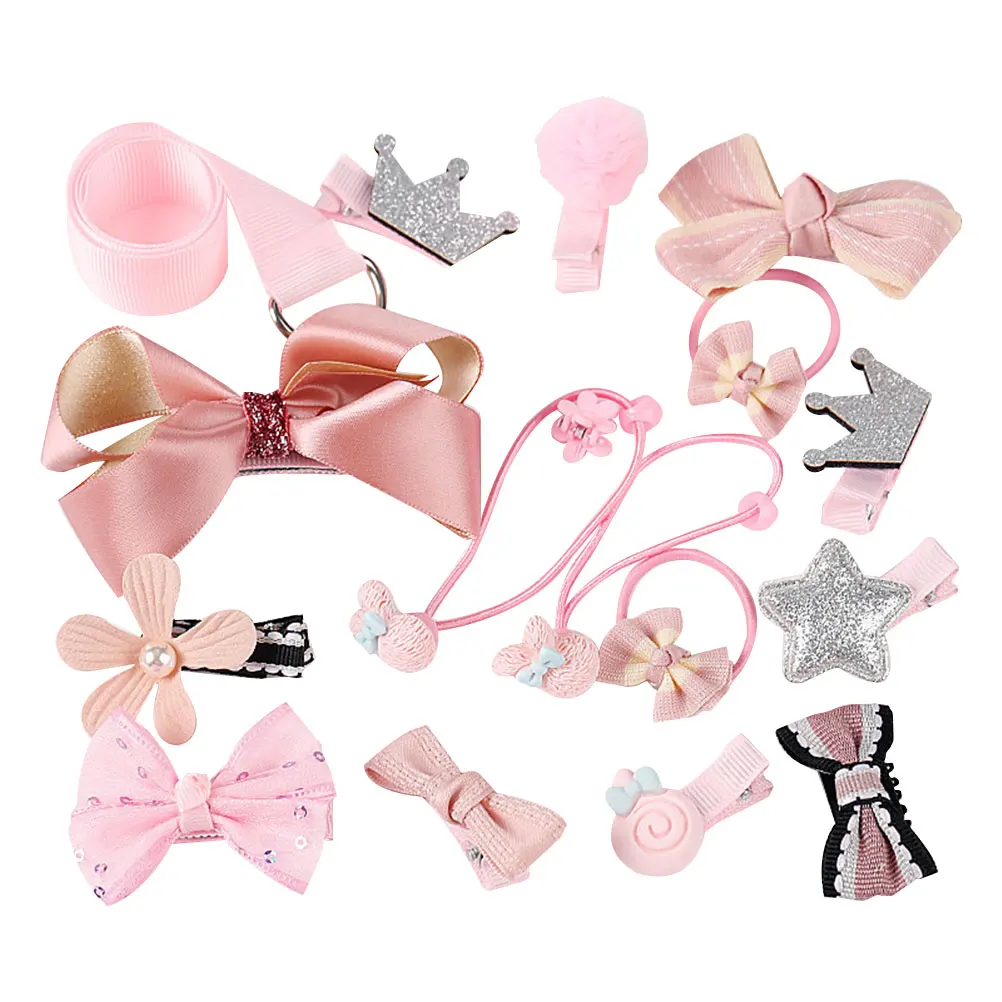 18pcs Hair Accessories Cute Stretch Decorative Hair Ties Hair Pins Ponytail Holders Hair Clips for Girls Children Kids
18pcs Hair Accessories Cute Stretch Decorative Hair Ties Hair Pins Ponytail Holders Hair Clips for Girls Children Kids