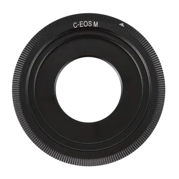 Black C-Mount Cine Movie lens For Canon E-OS M M2 M3 Camera Lens Adapter Ring CCTV lens C-EOS M
Black C-Mount Cine Movie lens For Canon E-OS M M2 M3 Camera Lens Adapter Ring CCTV lens C-EOS M