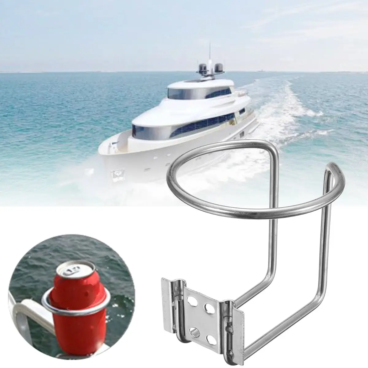 304 Stainless Steel Universal Ring Cup Drinks Holders Boat Ring Cup Drink Holder For Marine Yacht Truck RV Car Trailer Hardware
304 Stainless Steel Universal Ring Cup Drinks Holders Boat Ring Cup Drink Holder For Marine Yacht Truck RV Car Trailer Hardware