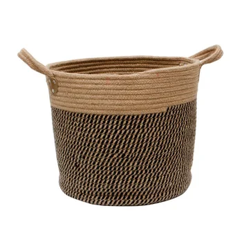 Hot Sale Large Basket Woven Storage Basket With Handles Natural Jute Laundry Basket Toy Towels Blanket Basket Home Decor Gift
Hot Sale Large Basket Woven Storage Basket With Handles Natural Jute Laundry Basket Toy Towels Blanket Basket Home Decor Gift