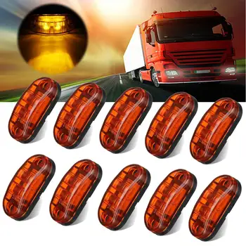10 Pcs Amber Tail Side Marker LED Light For Cars Trucks Trailers Clearance Lamp 12v / 24v
10 Pcs Amber Tail Side Marker LED Light For Cars Trucks Trailers Clearance Lamp 12v / 24v