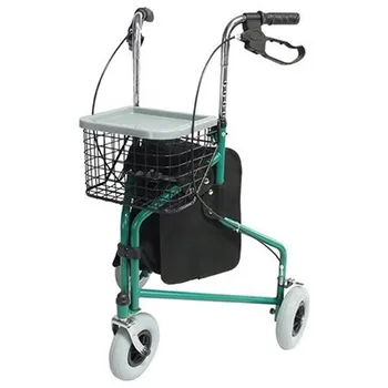 3-wheeled walker | Folding and adjustable | With basket and carrying bag | Green | Caleta | Mobiclinic
3-wheeled walker | Folding and adjustable | With basket and carrying bag | Green | Caleta | Mobiclinic