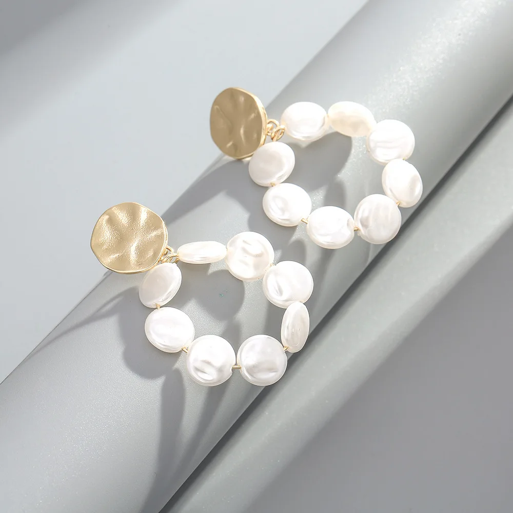 MESTILO New Fashion Jewelry Elegant Bohemia Style Big Round Imitation Pearl Drop Earrings Handmade Beaded Earring For Women Gift
MESTILO New Fashion Jewelry Elegant Bohemia Style Big Round Imitation Pearl Drop Earrings Handmade Beaded Earring For Women Gift