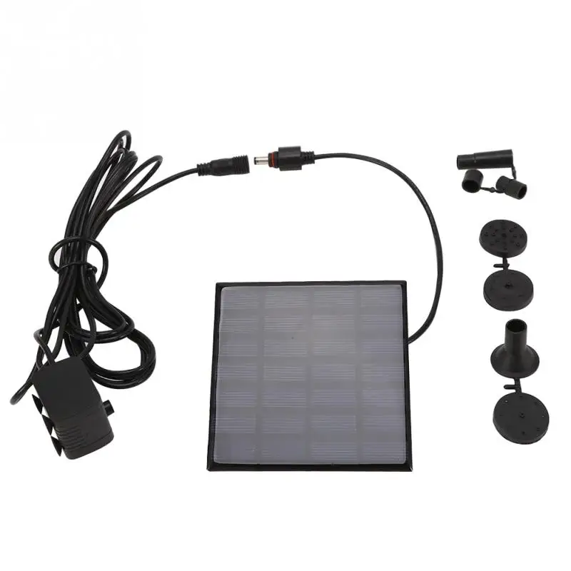 7V 1.2W Solar Power Panel Fountain Water Submersible Pump Kit for Garden Pond Waterpump Aquarium Brushless Pump
7V 1.2W Solar Power Panel Fountain Water Submersible Pump Kit for Garden Pond Waterpump Aquarium Brushless Pump