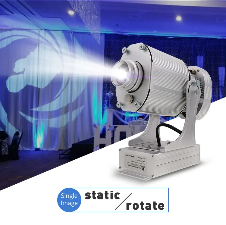 Indoor Advertising Static 40W LED Logo Gobo Projector Aluminum Alloy 4500lm 40W Led Custom Image Projector Two Years Warranty
Indoor Advertising Static 40W LED Logo Gobo Projector Aluminum Alloy 4500lm 40W Led Custom Image Projector Two Years Warranty