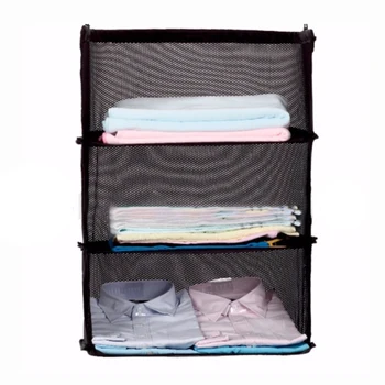 3 Layers Washable Hanging Organizer Portable Travel Storage Bag Mesh Bag with Hook Cabinet Clothes Shoes Storage Rack Holder
3 Layers Washable Hanging Organizer Portable Travel Storage Bag Mesh Bag with Hook Cabinet Clothes Shoes Storage Rack Holder