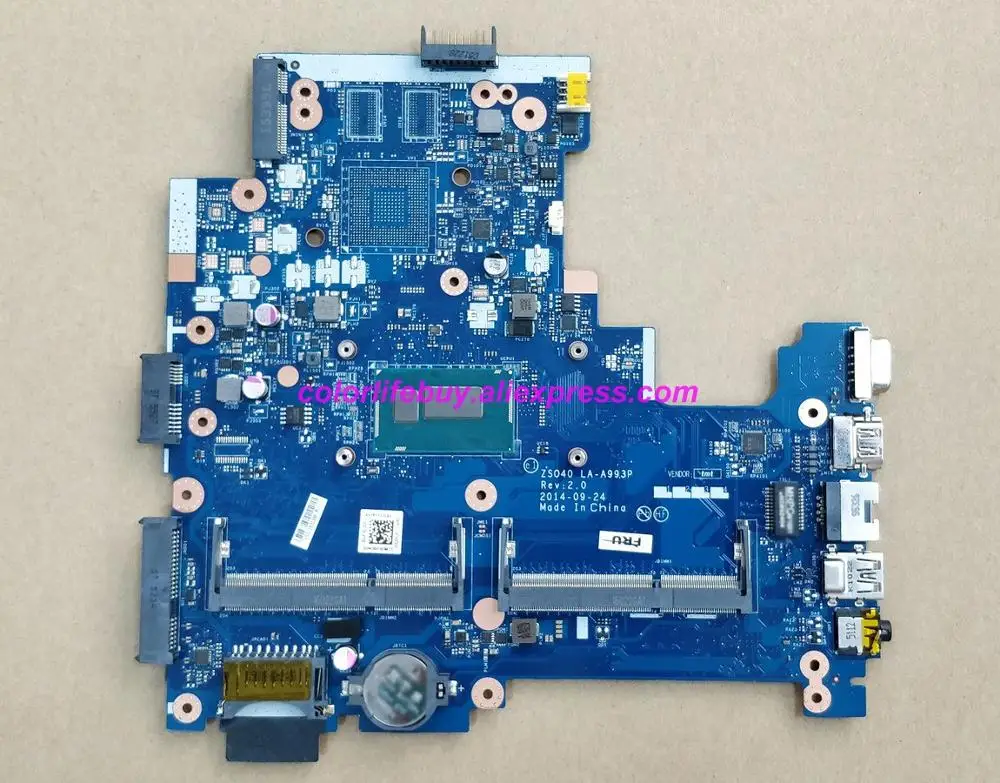 Genuine 755835-001 755835-501 755835-601 ZSO40 LA-A993P w i5-4210U CPU Laptop Motherboard for HP 14-R Series 240 G3 NoteBook PC
Genuine 755835-001 755835-501 755835-601 ZSO40 LA-A993P w i5-4210U CPU Laptop Motherboard for HP 14-R Series 240 G3 NoteBook PC
