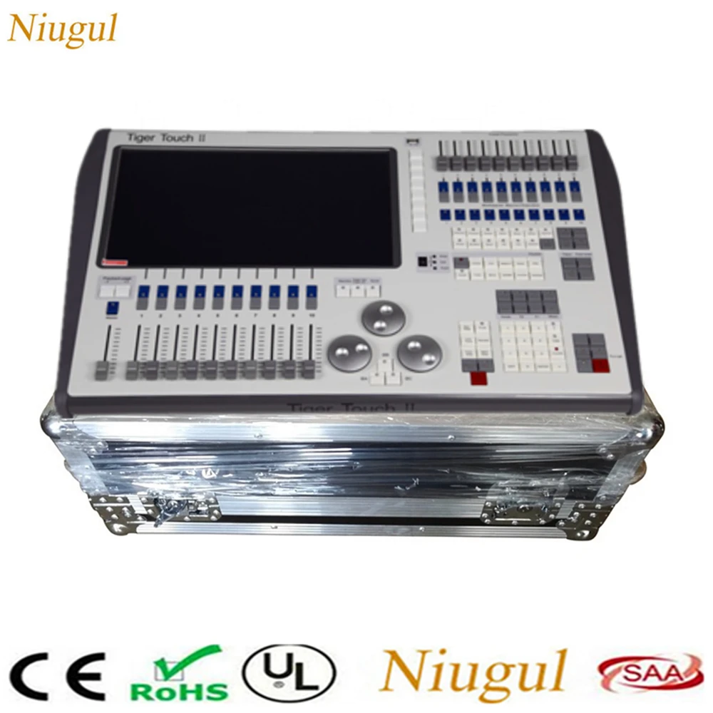 With Flight Case Tiger Touch II Controller/DMX512 Console For Stage Effect Lighting/Touch Tiger II Consoles DJ Control Equipment
With Flight Case Tiger Touch II Controller/DMX512 Console For Stage Effect Lighting/Touch Tiger II Consoles DJ Control Equipment