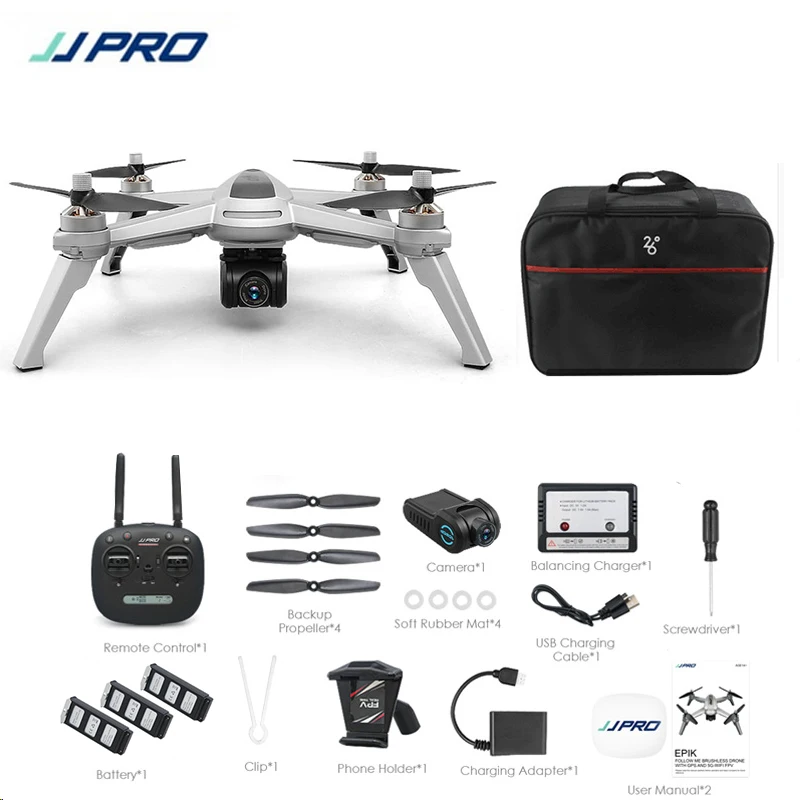 

Free Gifts JJRC JJPRO X5 5G GPS WIFI FPV With 1080P HD Camera Brushless Motor Max 18 Mins RC Drone Quadcopter RTF VS MJX B5W