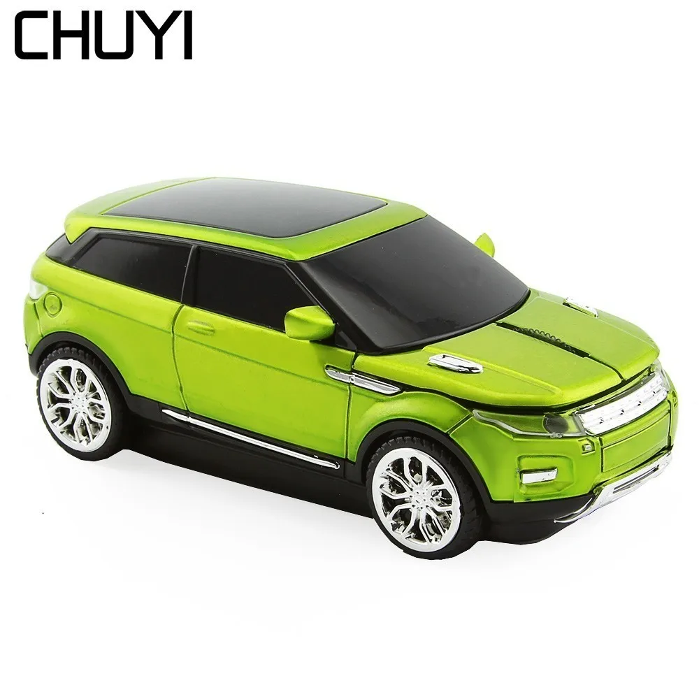 CHUYI Hot Sale Mouse Car Wireless SUV Sports Car Shaped Mouse 1600DPI USB Optical Computer Mice Gaming Mause For PC Laptop Gift
CHUYI Hot Sale Mouse Car Wireless SUV Sports Car Shaped Mouse 1600DPI USB Optical Computer Mice Gaming Mause For PC Laptop Gift