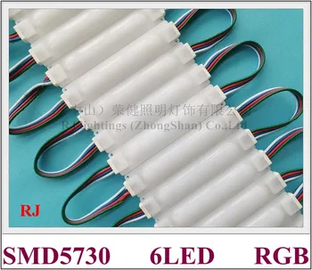 aluminum PCB SMD 5730 RGB injection LED module DC12V 93mm*19mm*7mm SMD5730 6 LED 2W 30 modules/string each 3 modules can cut
aluminum PCB SMD 5730 RGB injection LED module DC12V 93mm*19mm*7mm SMD5730 6 LED 2W 30 modules/string each 3 modules can cut
