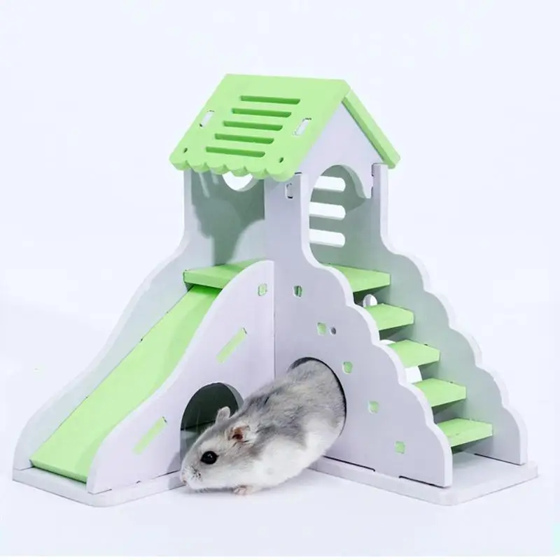 Wooden Hamster Staircase Sleeping House Golden Bear Nest Bed for Small Pets Chinchillas Guinea-pig Small Pets Cage Toys Cages
Wooden Hamster Staircase Sleeping House Golden Bear Nest Bed for Small Pets Chinchillas Guinea-pig Small Pets Cage Toys Cages