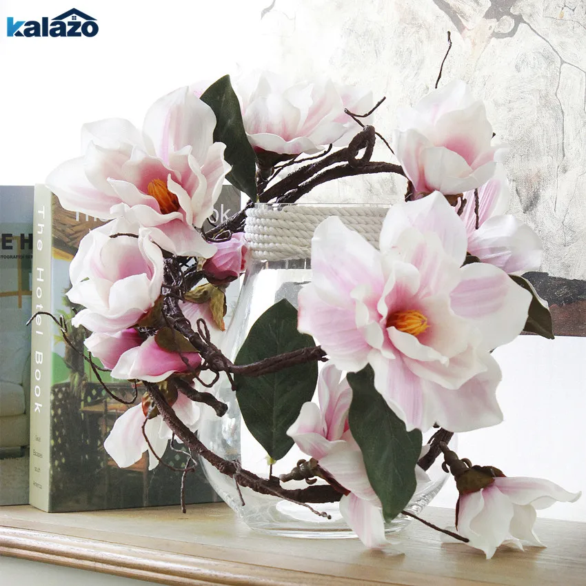 1pc 185cm Nylon long stem azaleas Magnolia Artificial flower branches arbitrary bending fake flower wedding home decorations
1pc 185cm Nylon long stem azaleas Magnolia Artificial flower branches arbitrary bending fake flower wedding home decorations