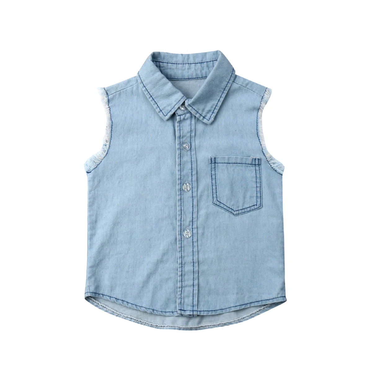 Fashion Kids Baby Boys Clothes Outfit Boy Sleeveless Denim Vest Turn Down Collar Waistcoat Clothing Outfits
Fashion Kids Baby Boys Clothes Outfit Boy Sleeveless Denim Vest Turn Down Collar Waistcoat Clothing Outfits