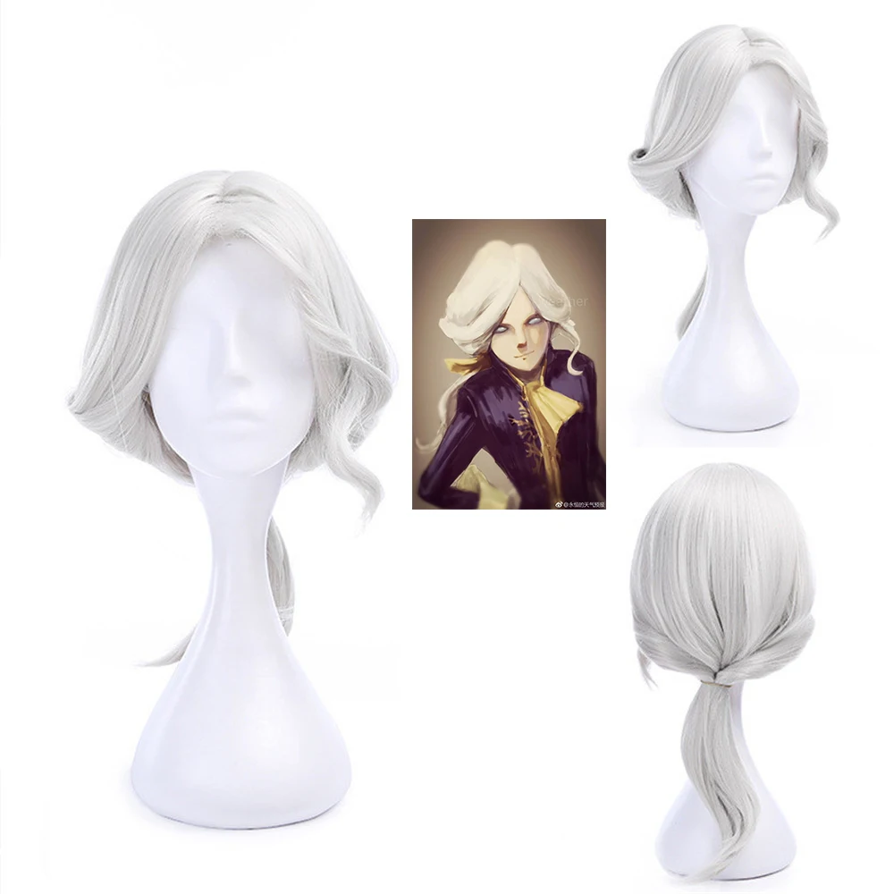 Photographer Joseph Silver Cosplay Wigs Game Identity V Cosplay Wig Heat Resistant Synthetic Wig Halloween Carnival Party
Photographer Joseph Silver Cosplay Wigs Game Identity V Cosplay Wig Heat Resistant Synthetic Wig Halloween Carnival Party